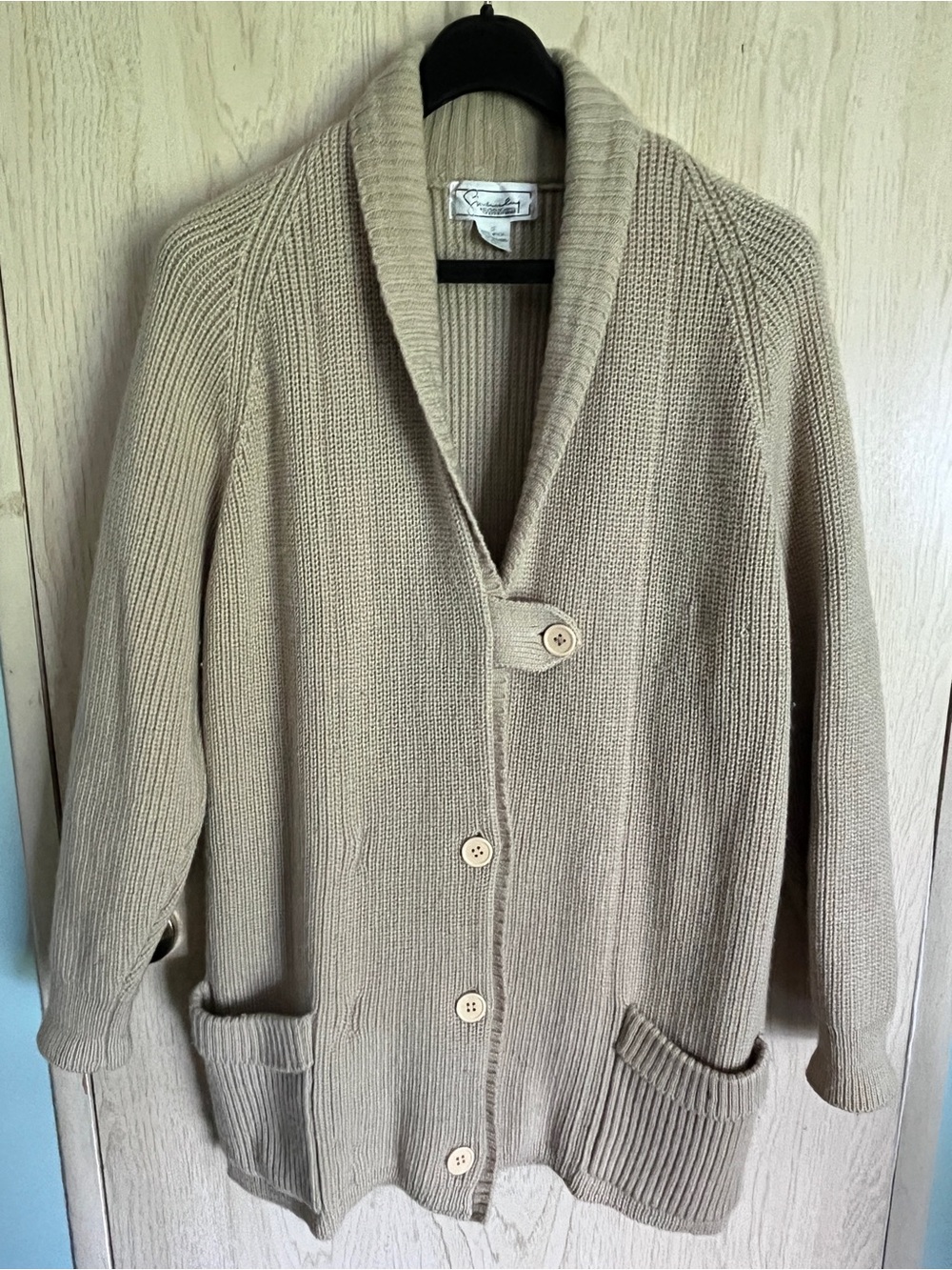 Sincerely Signature Collection Givenchy Sport Vintage Long Wool Cardigan Small